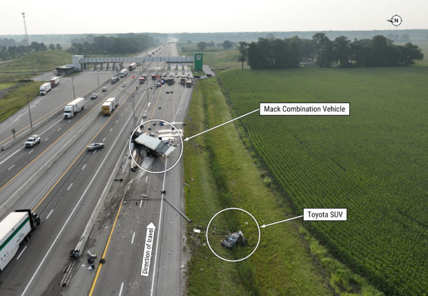 NTSB: Ohio Turnpike Hybrid Toll Design Caused Fatal 2024 Crash